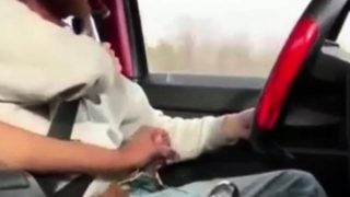 Hot Young Trucker Gets Handjob