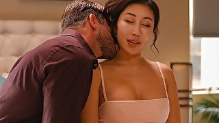 A guy took hot Asian babe first time-an american cock took away my virginity-Valentine's Day special