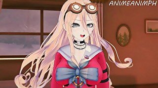 DANGANRONPA MIU IRUMA ANIME HENTAI 3D UNCENSORED