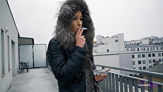 Rooftop - Anette - Minne Manga - Smoking - Fetish