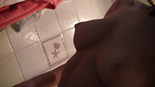 Nadin Filming Her Amazing Body and Pussy in The Shower