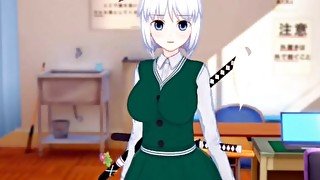 【エロゲーコイカツ！】東方 魂魄妖夢3DCGアニメ動画(東方Project)[Hentai Game Koikatsu! Touhou Youmu Konpaku(Anime 3DCG Video)]