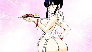 Kamesutra DBZ Erogame 26 Cumming while cooking