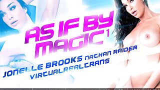 Jonelle Brooks,Nathan Raider in As if by magic I - SexLikeReal Shemale