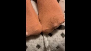 Ebony teen feet up close POV ASMR 