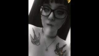 Snapchat Smoking (babygirl_goth)