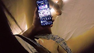 I caught my wife watching porn & mastubate  Fucked her hard  Caught  Maskcouple