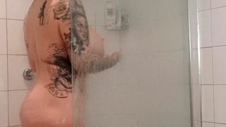 Bbw Arabian Milf Take a Shower