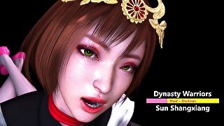 Dynasty Warriors - Sun Shangxiang × Maid × Stockings - Lite Version