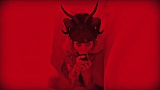 Goth Red Demon Succubus Suck and Fuck