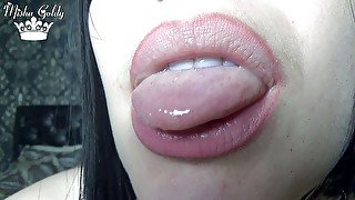 Tongue & spit & lips