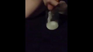 Unreal cumshot after not jerking for 23 days