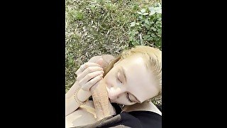 PETITE TEEN SUCK BIG DICK AFTER BEACH PARTY IN THE FOREST