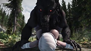 Werewolves Fucking Teen Whores 3D Porn ASS