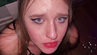 Juicy Throat Fucked And Humiliated His Girlfriend Like A Whore