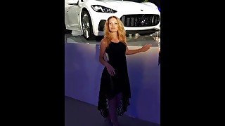 Alexis at Maserati gala followed by sex