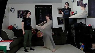 2 GIRLS 1 PANTYHOSE FETISH (RUINED)