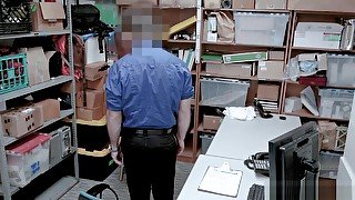 Slender redhead shoplifting teen 18+ got fucked for freedom