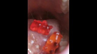 Gummy bears vore giantess Debora