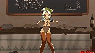 Purah Touches herself and works in her game. Purah's Lab Gameplay WIP