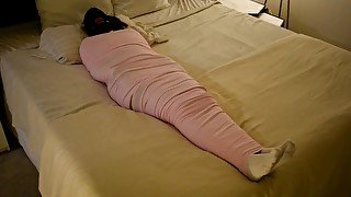 Mummified Bondage Girl Gagged