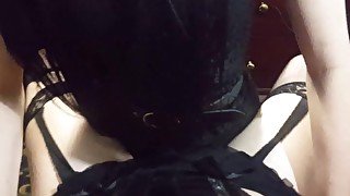 Girl Sucks T-girl Cock POV