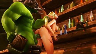 Orcs fuck big ass Alori - Warcraft (noname55)