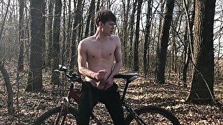 Horny teenager 18+ And Hot Trip By Bicycle