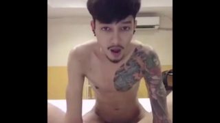 Handsome thai fucked tight pussy