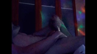 Raver Husband Plays with his nice cock until he cums