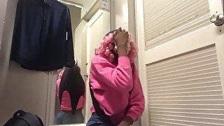 Wedgies In Dressing Room