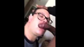 White Guy Sucking BBC