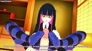 Hentai POV Feet Stocking Anarchy Panty & Stocking With Garterbelt