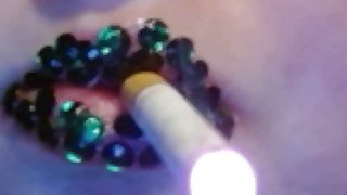 Rhinestones Lip-gloss and smoking fun video