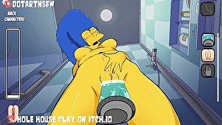 Marge Simpsons Squirting Orgasm In The Shower Hentai Rule 34 - Hole House