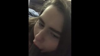 WHITE GIRL BEGGED ME TO SUCK MY DICK