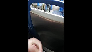 Horny Guy Jerks Off On Public Bus