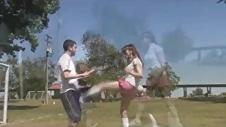 soccer girl kicks em out of the court p1 ballbusting cbt