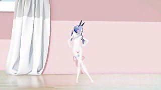 Type Lo Chan Hentai Mmd Dance Costume Blue Hair Color Edit Smixix