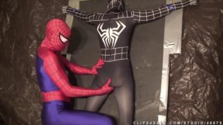 Black spider defeated and been fucked till the juicy exploded in her tight