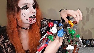 Goth Trans Girl teaches Bionicles Lore for Valentine's Day