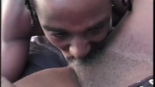 Skinny Ebony Teen With Big Booty Sucks Step Bro's Big Black Dick And Gets Fucked