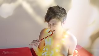 Candy Cane XXX-Mas Fun Christmas Xmas Sucking