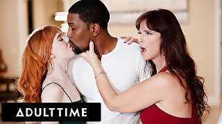 ADULT TIME - MILF Syren De Mer & teen 18+ Madi Collins Fight Over Coworker's HUGE Cock! FFM 3-WAY!