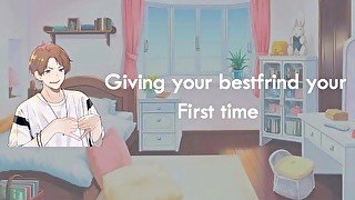 GIVING YOUR FIRST TIME TO YOUR BEST FRIEND - ( ASMR ROLEPLAY )