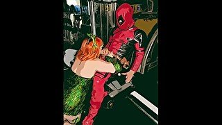 Poison Ivy Sucking My Dick as Deadpool