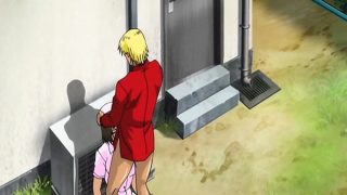 Hentai nurse gets fucked from behind outdoors