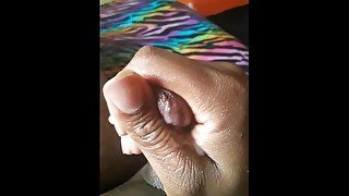 TRANNY POV JACK N EAT CUM