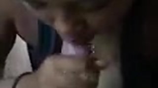 Saliva waterfall blowjob 1