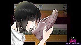 Amoral Quest E7 - I sniff a Track Girl Pungent Shoes after class